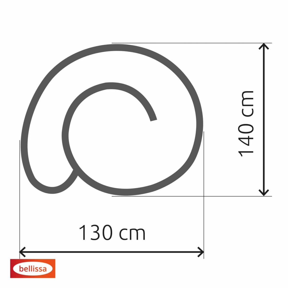 Planteringskärl- Spiral Corten 130x140x80cm - Billede 6