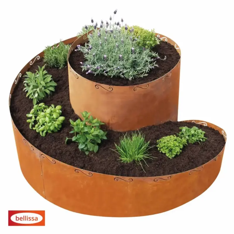 Planteringskärl- Spiral Corten 130x140x80cm